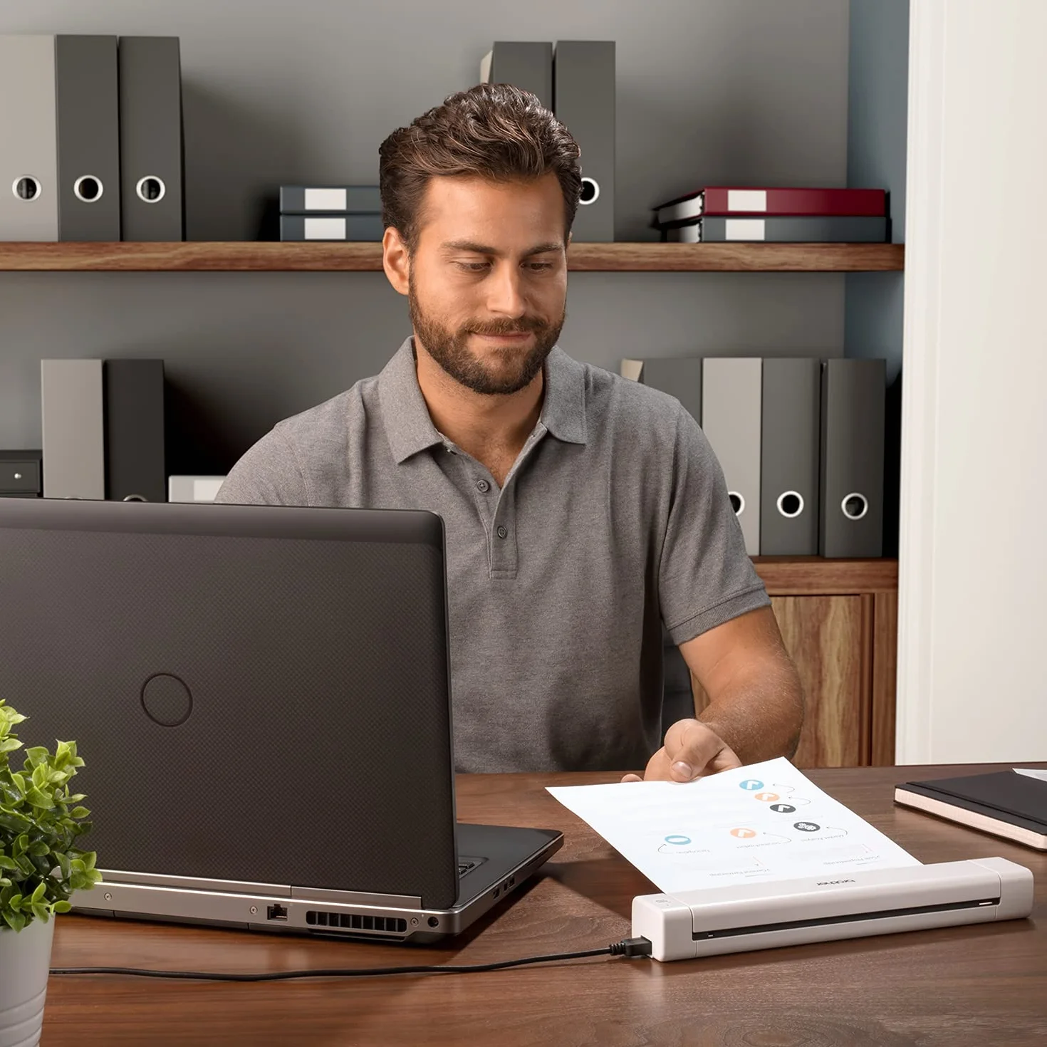 Brother RDS-640 Scanner de documents mobile compact renouvelé